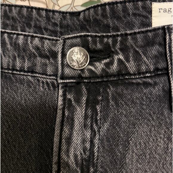 Rag & Bone The Logan Mid-Rise Wide Leg Featherweight Jeans Sz 34  NWT - Picture 2 of 5
